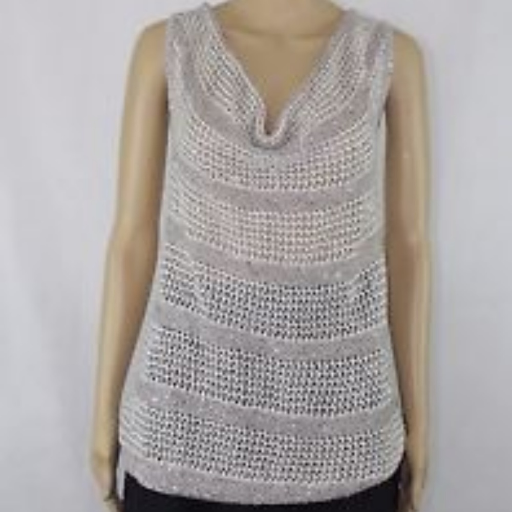 COPY - INC International Concepts Embellished Cowl-Neck